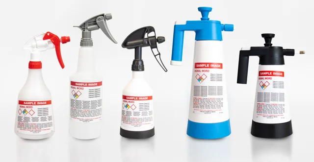 Kwazar Chemical Spray Bottle - GHS Compliant