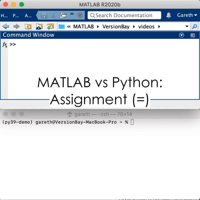 MATLAB vs Python: Assignment (=)
