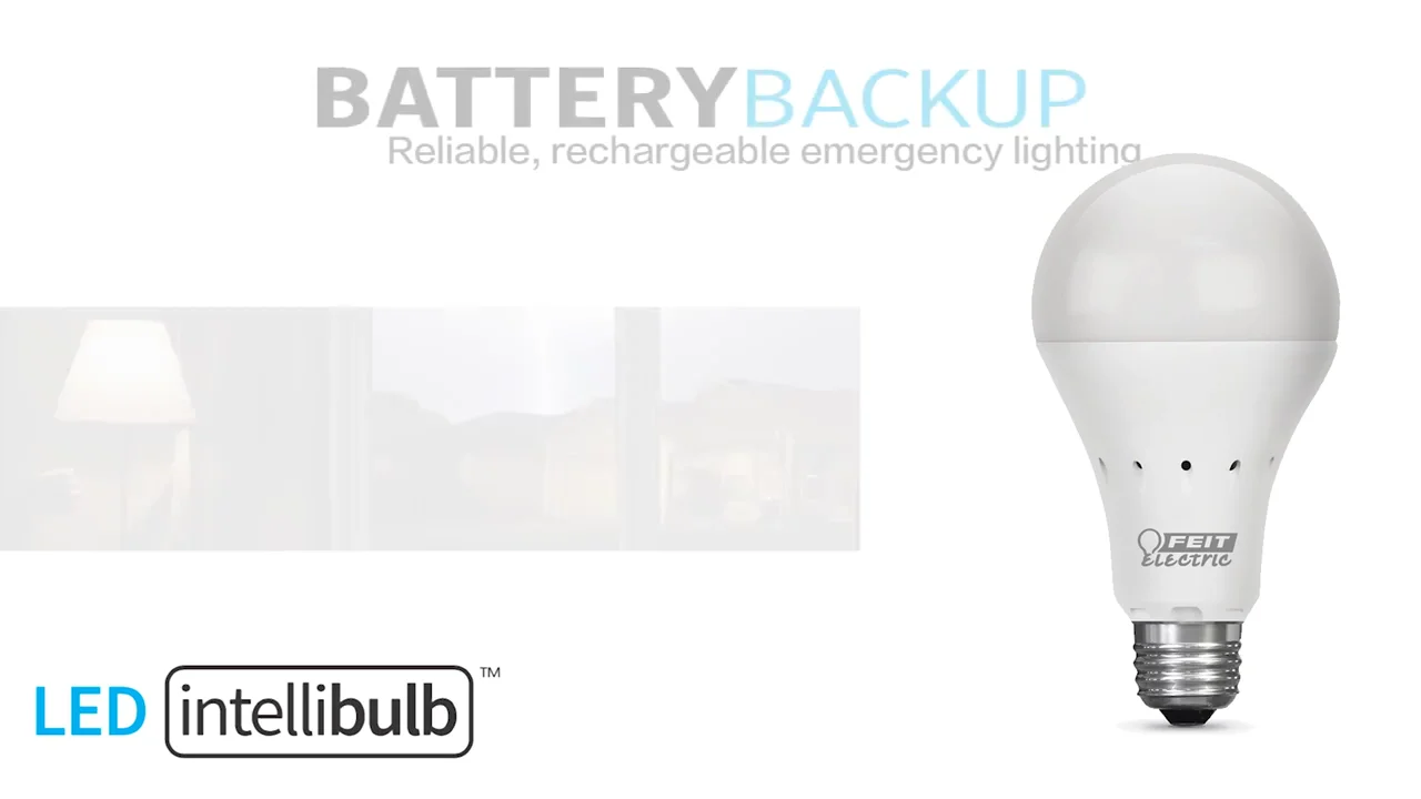 Feit electric store battery backup bulb