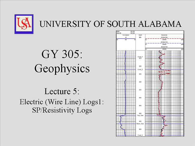 GY 305 Lecture 5 SP And Resistivity Logs Explained On Vimeo
