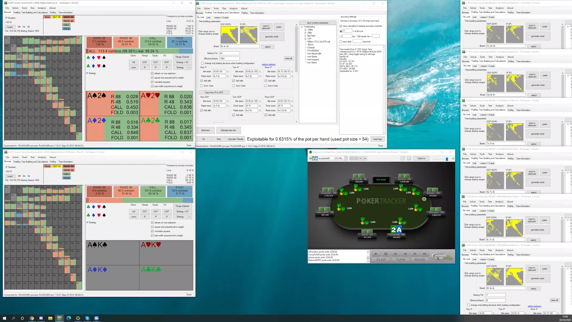 Nodelocked Sims + BB 3Betting
