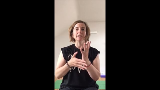 Simple breathing practice for adults and children: five finger breath