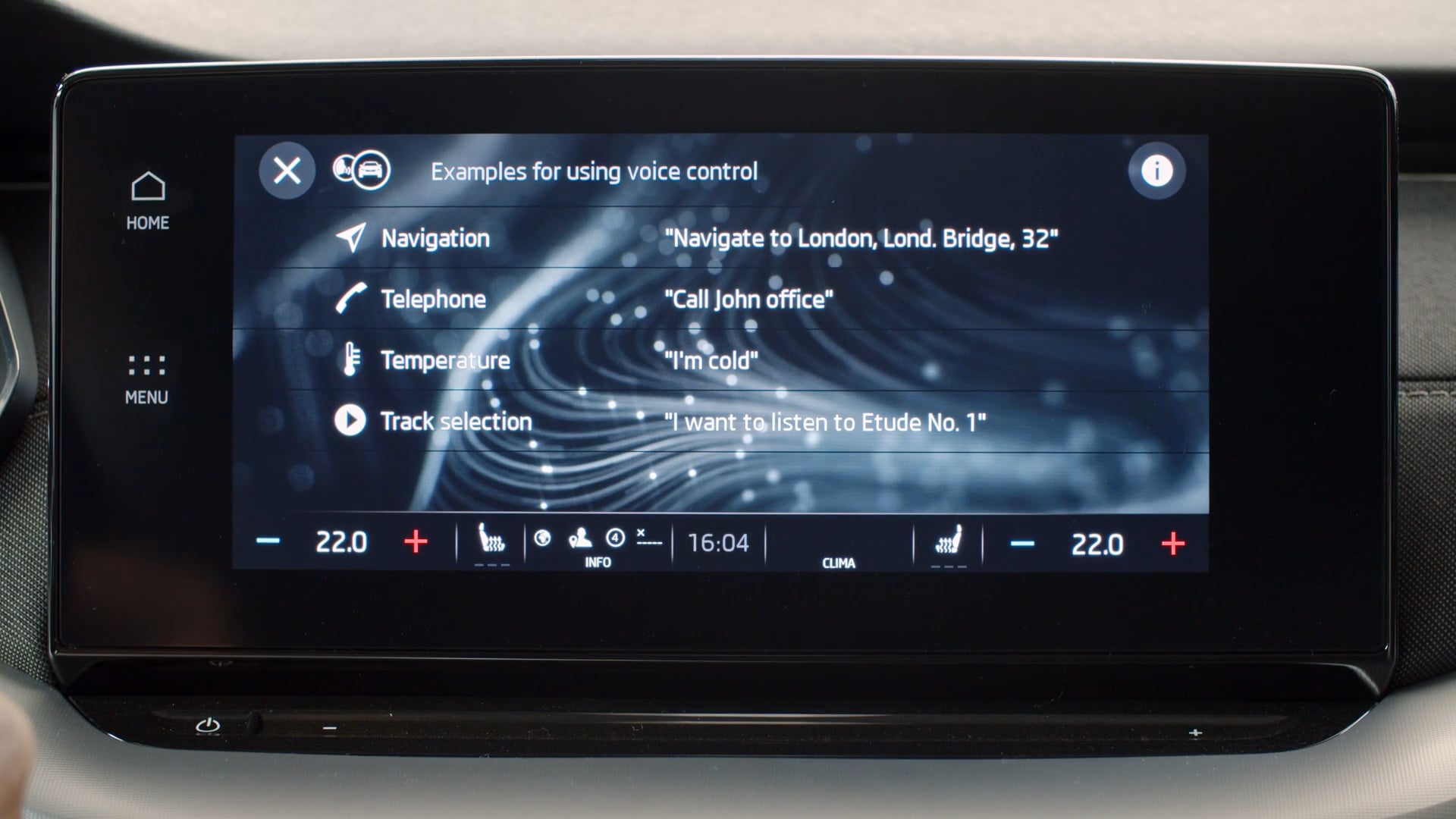 ŠKODA OCTAVIA LAURA Digital Voice Assistant on Vimeo