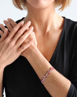 Video: 925 Sterling Silver Coral Bracelet