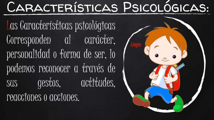 Características de los personajes