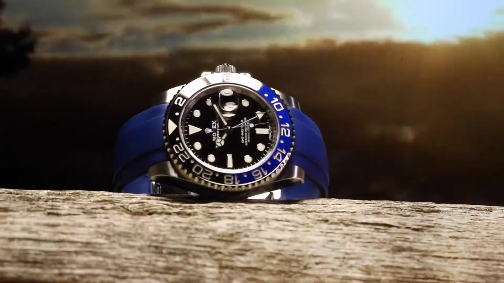 Rolex hot sale batman blue