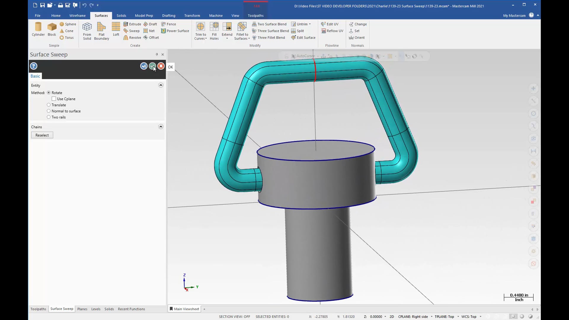 Surface Sweep