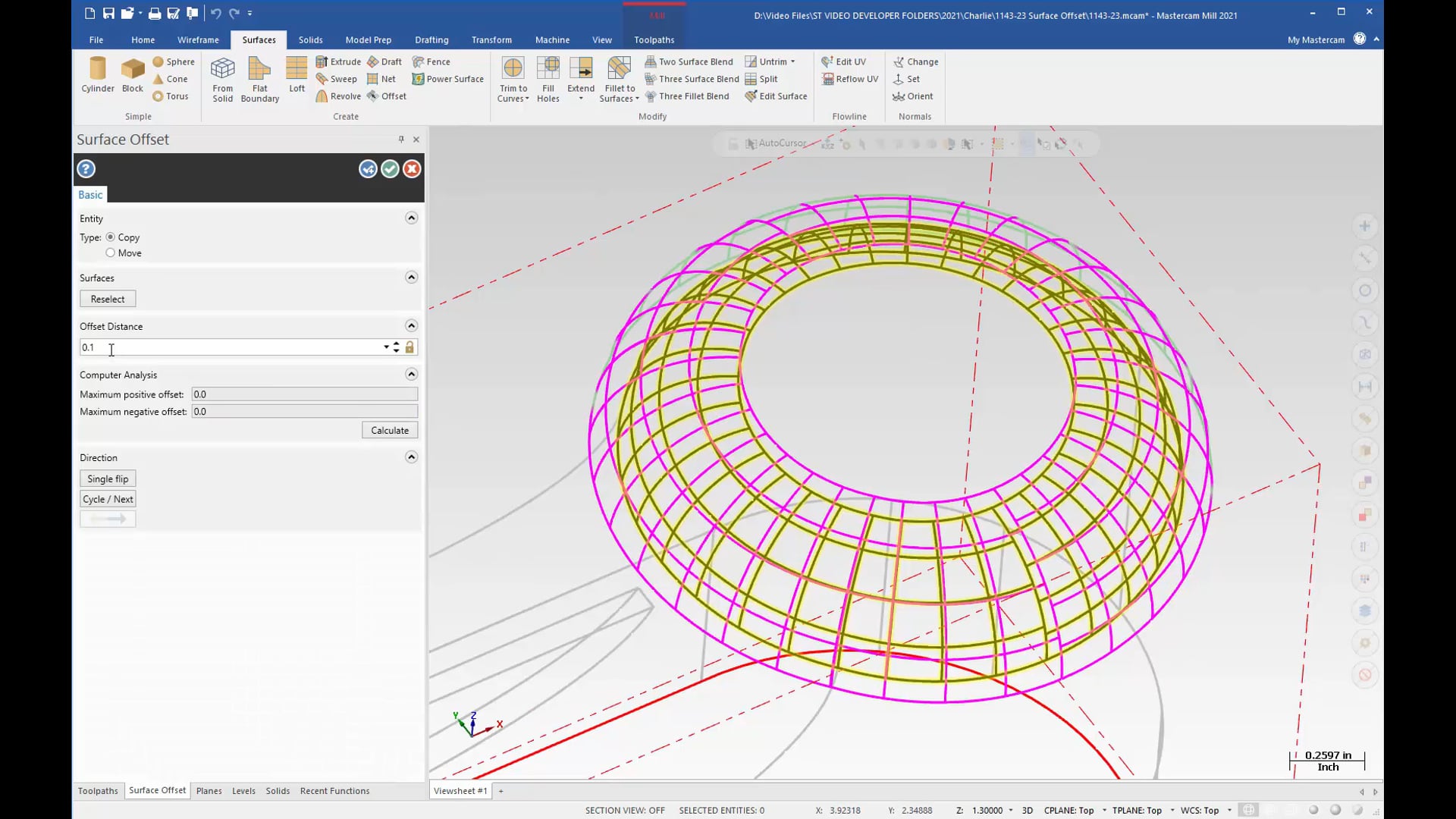 Surface Offset