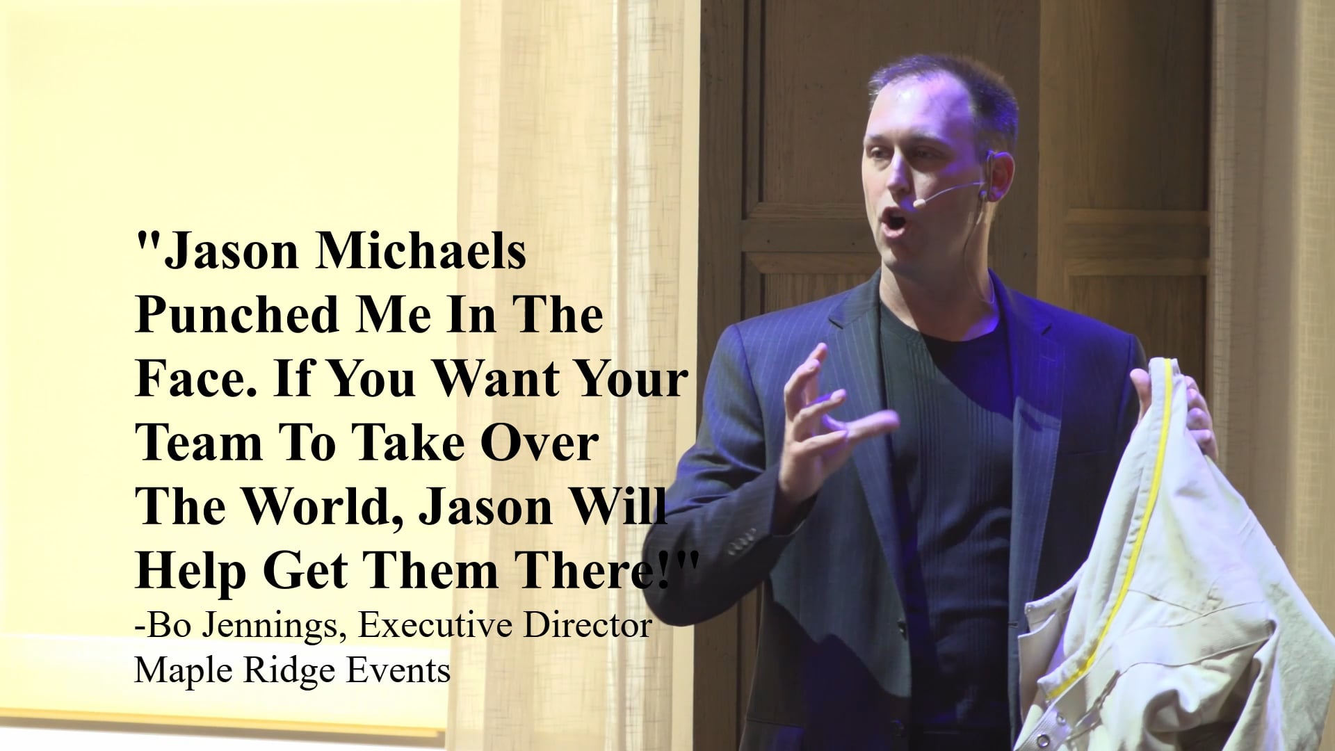 Promotional video thumbnail 2 for Jason Michaels Motivational Speaker