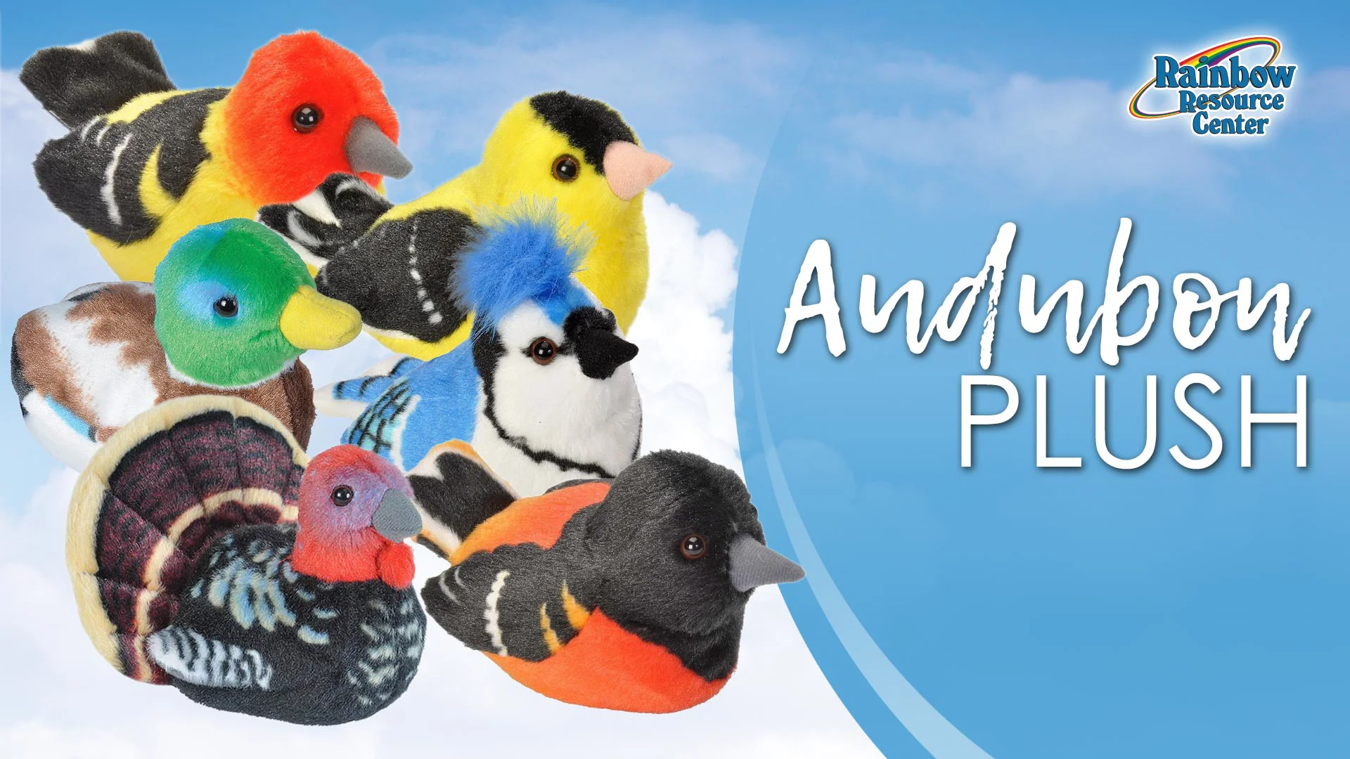 Stuffed best sale plush birds