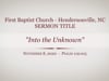 2020-11-08 Sermon - Justin Alexander