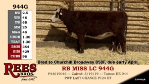 Lot #944G - RB MISS LC 944G