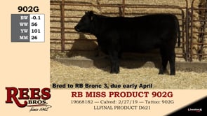 Lot #902G - RB MISS PRODUCT 902G