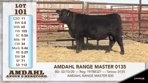 Lot #101 - AMDAHL RANGE MASTER 0135