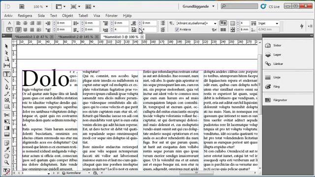 Indesign CS5 - Spalter Anfang on Vimeo
