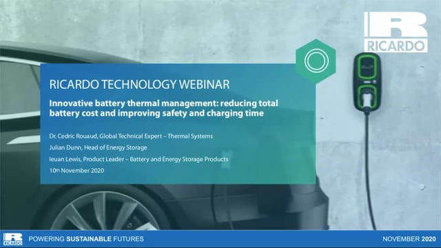 Innovative battery thermal management: reducing total battery cost and improving safety and charging time