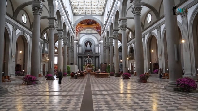 Italy, Florence - Old Sacristy in San Lorenzo Basilica