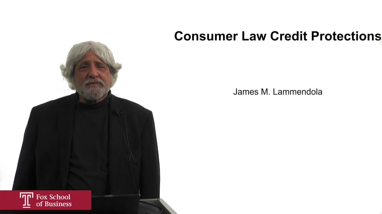 Consumer Law Credit Protections