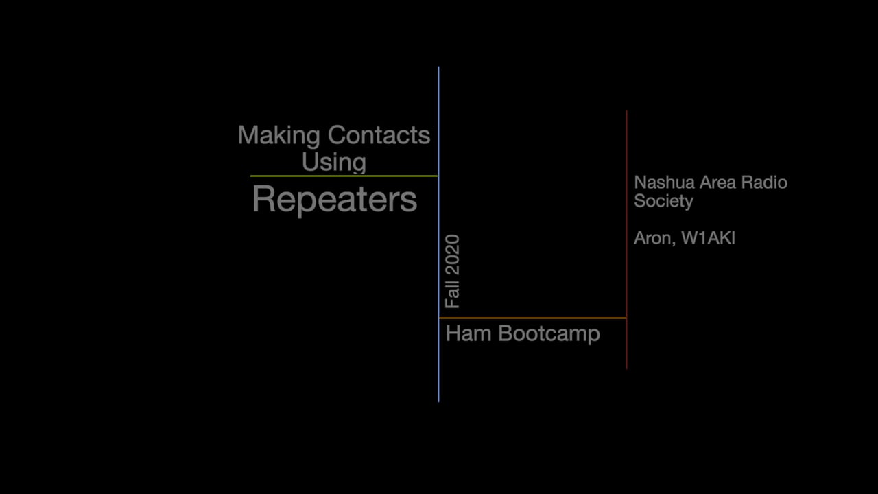 Making Contacts Using Repeaters