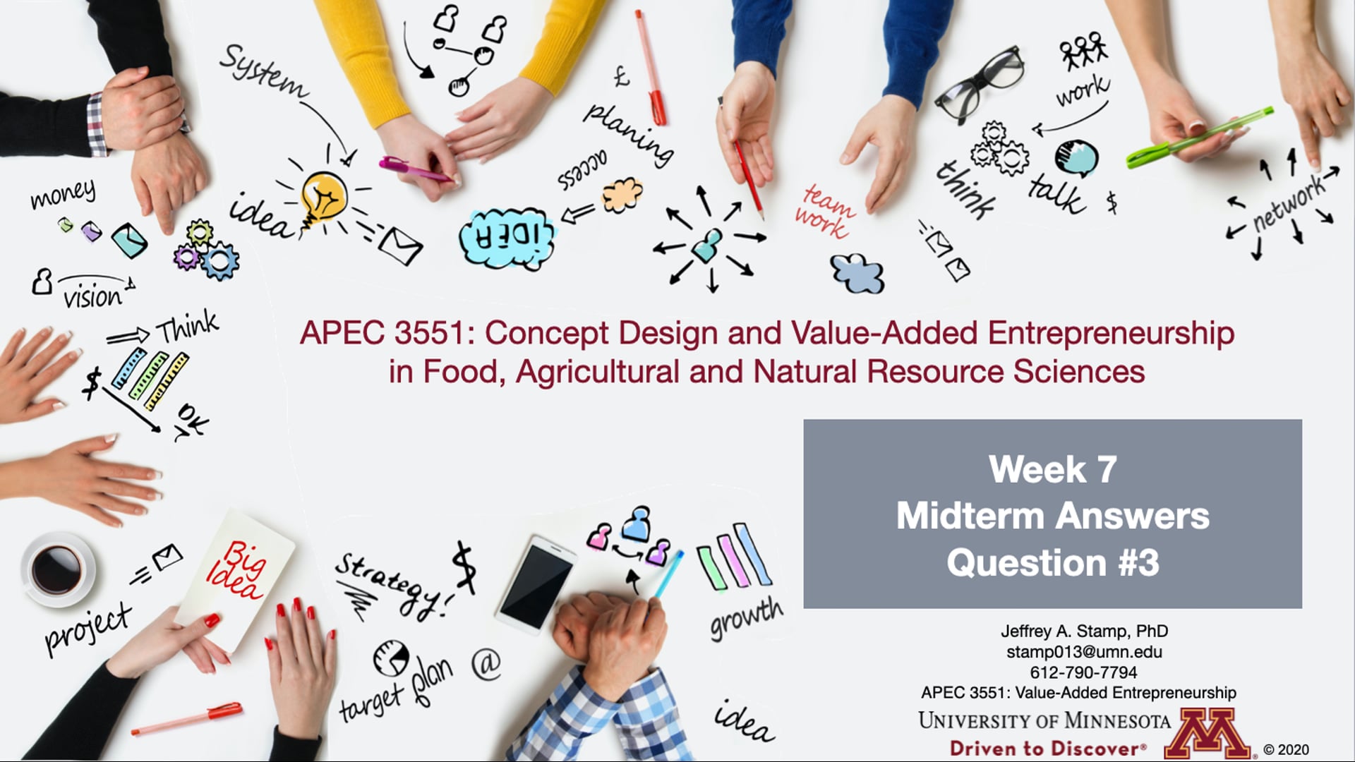 APEC 3551 F20 Midterm Answers Question #3
