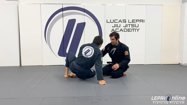 Opening Closed Guard by Sliding Knee Through