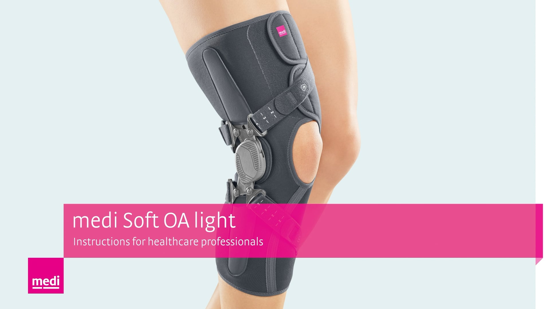 This video serves as instruction for the correct usage of the medi Soft OA light...