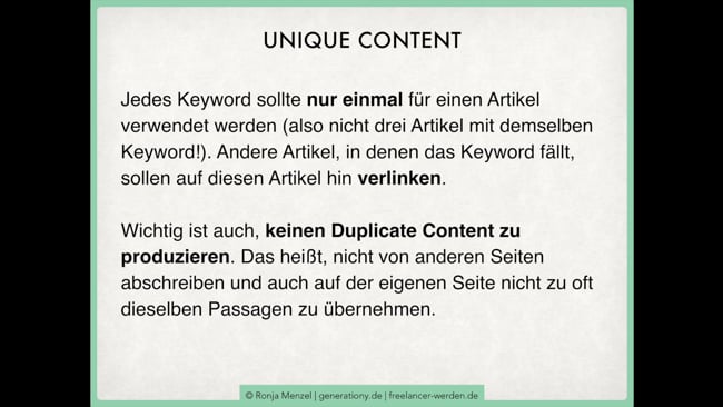 Modul 3: SEO-Schreibstil 1x1