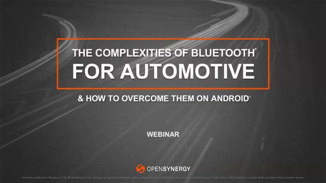 Using Android to overcome the complexities of Bluetooth in automotive applications