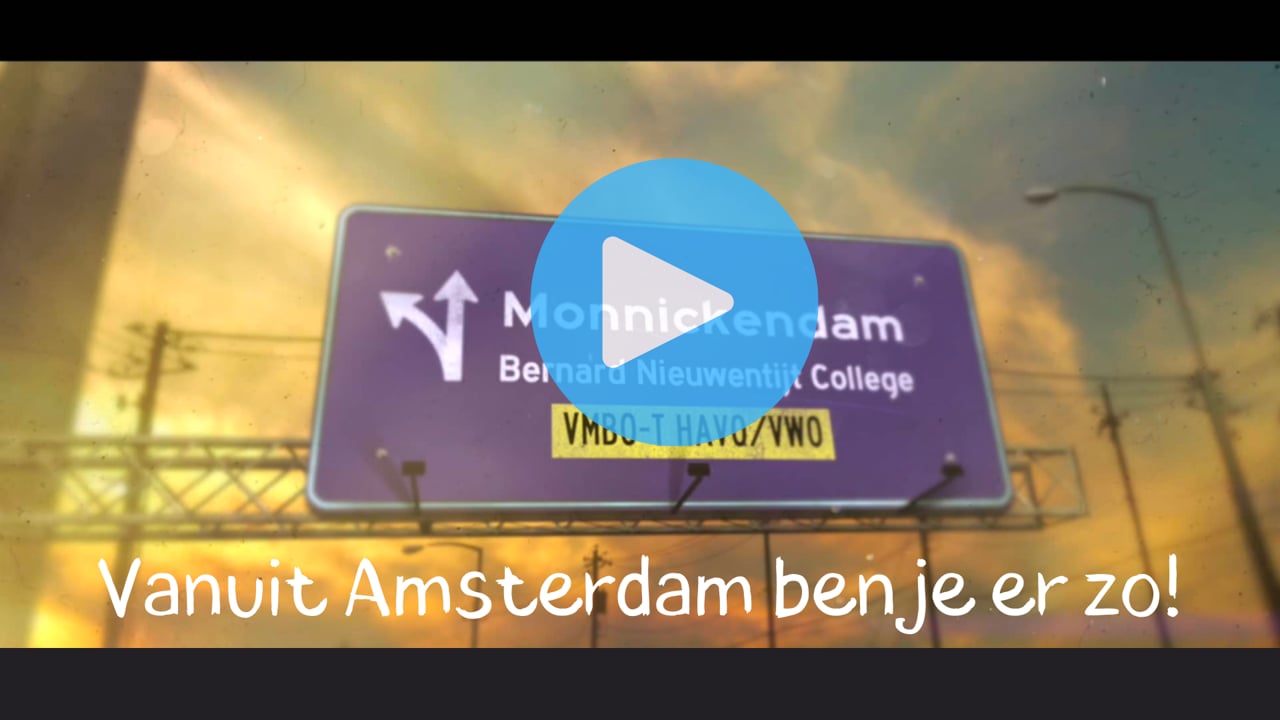 Bernard Nieuwentijt College - 15 minuten vanuit Amsterdam Noord