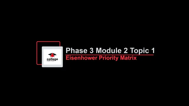 Phase 3 Module 2 Topic 1 on Vimeo