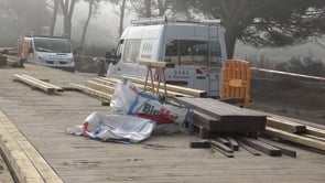 S'acaben els treballs de substitució de les fustes del passeig d'Empúries
