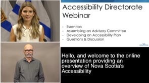Accessibility Directorate - Webinar - NS