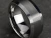 Men&#39;s Beveled Edge Band in Titanium