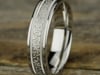 Men&#39;s Celtic Triangle Wedding Band in 10K White Gold, 6mm