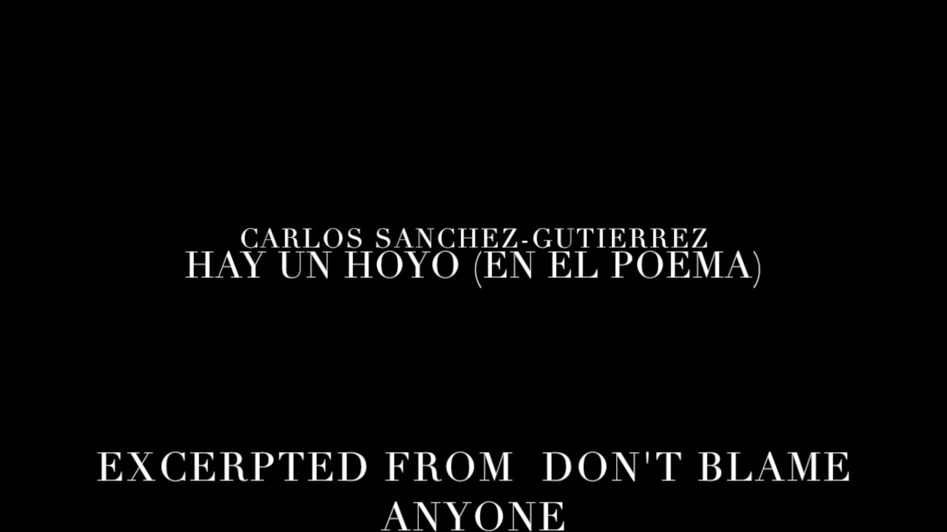 Hay un hoyo