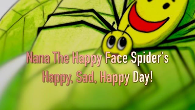 sad face spider