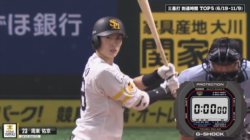 【パーソル パ・リーグTV GREAT PLAYS presented by G-SHOCK】今季の三塁到達最速は!?