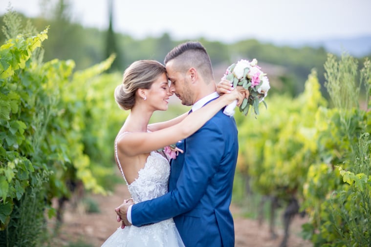 film mariage chateau font du broc les arcs provence var