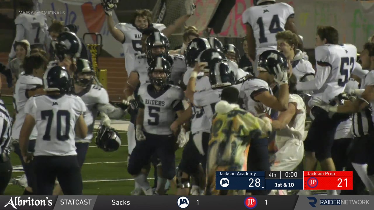 Varsity Football-2020- Prep - 6A Semis