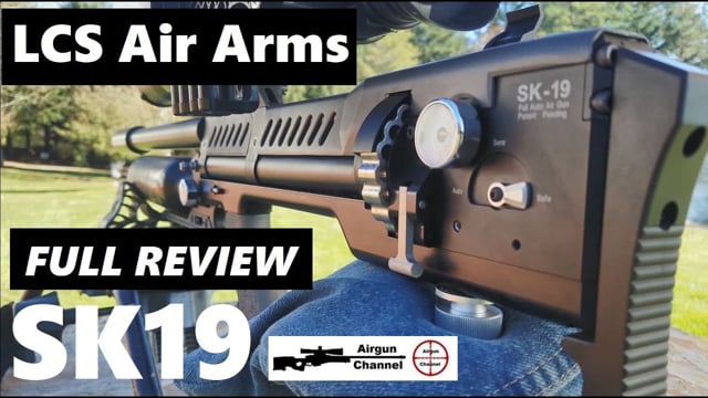 LCS Air Arms SK-19 (Full Review) Semi Full Auto PCP Air Rifle + 100 ...