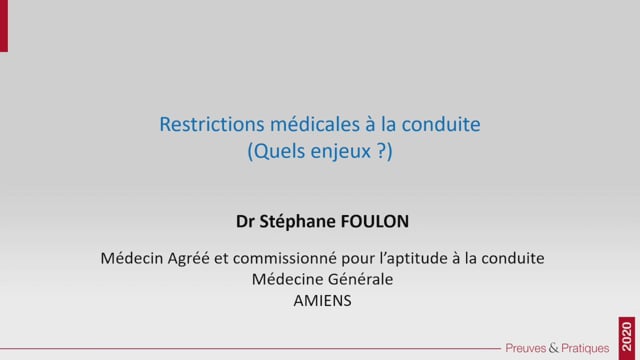 Restrictions médicales à la conduite, quels enjeux ?