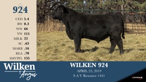 Lot #924 - WILKEN 924