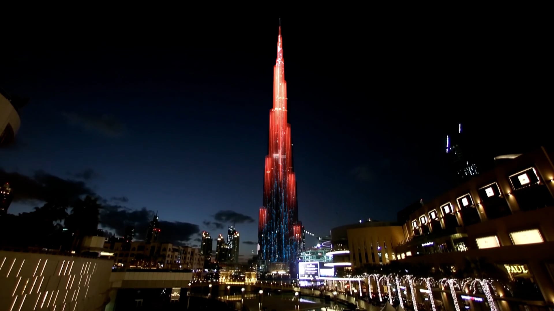 Dubai - Burj Khalifa - Video Projection