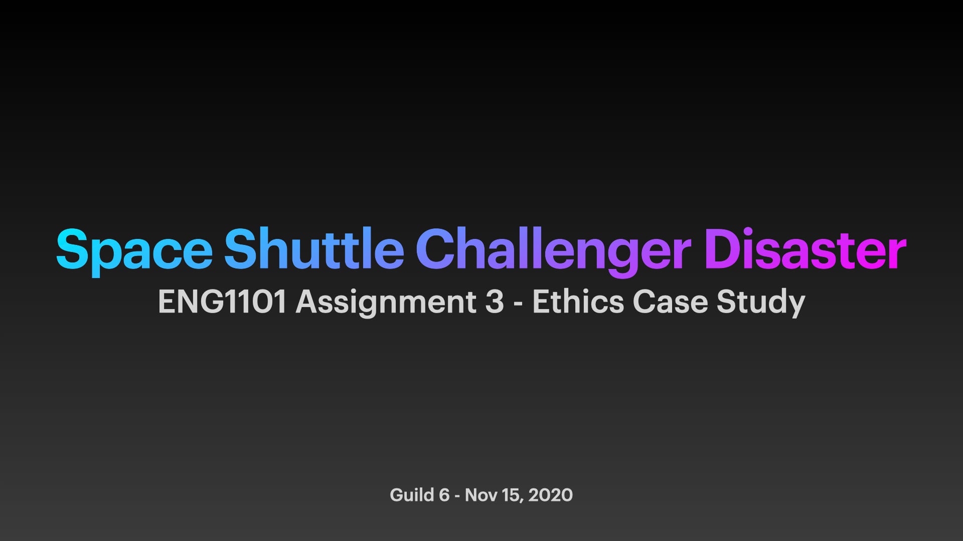 space shuttle challenger disaster ethics case study
