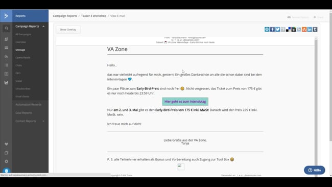 ActiveCampaign Reporting
