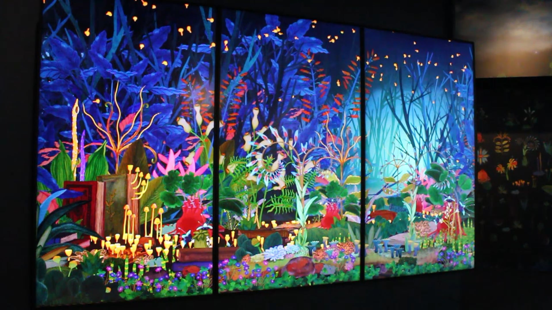 Talking Plants video installation