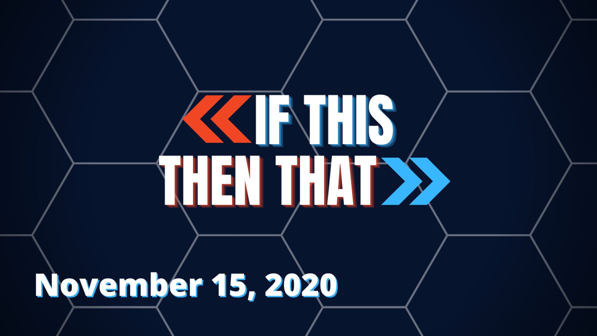Sunday Livestream 11/15/2020