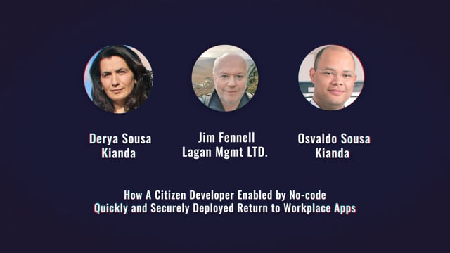 How Citizen Developer Enabled by No-code Quickly and Securely Deployed Return to Workplace Apps