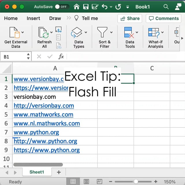 Excel Tip: Flash Fill