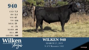Lot #940 - WILKEN 940